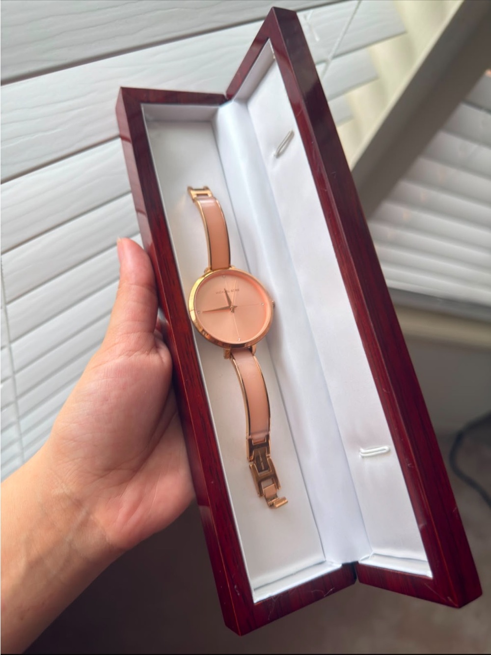 Michael Kors Rose Gold and Blush Bracelet Watch
